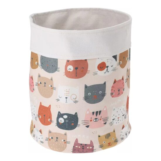 EXCELLENT HOUSEWARE auduma grozs d24 x h29cm, ar kaķiem